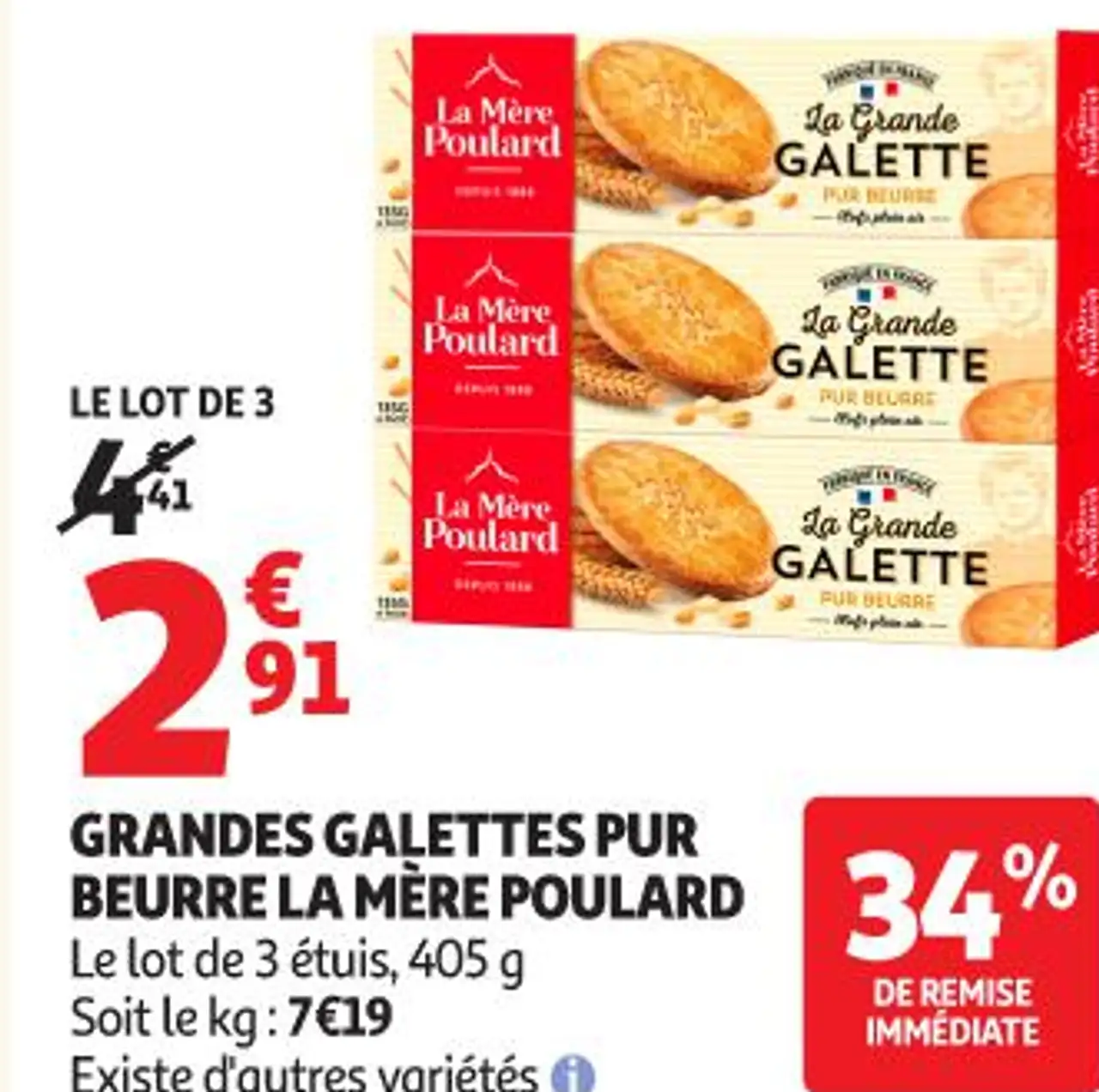 GRANDES GALETTES PUR BEURRE LA MÈRE POULARD