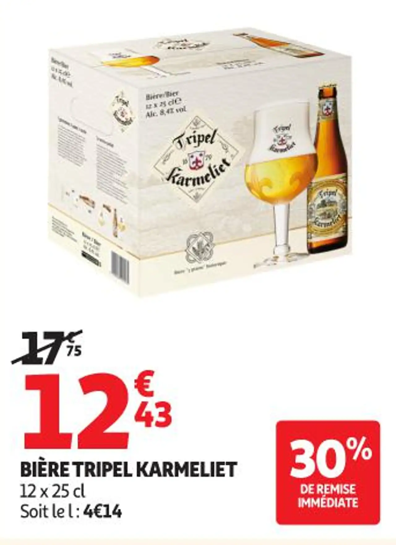 BIÈRE TRIPEL KARMELIET 12 x 25 cl