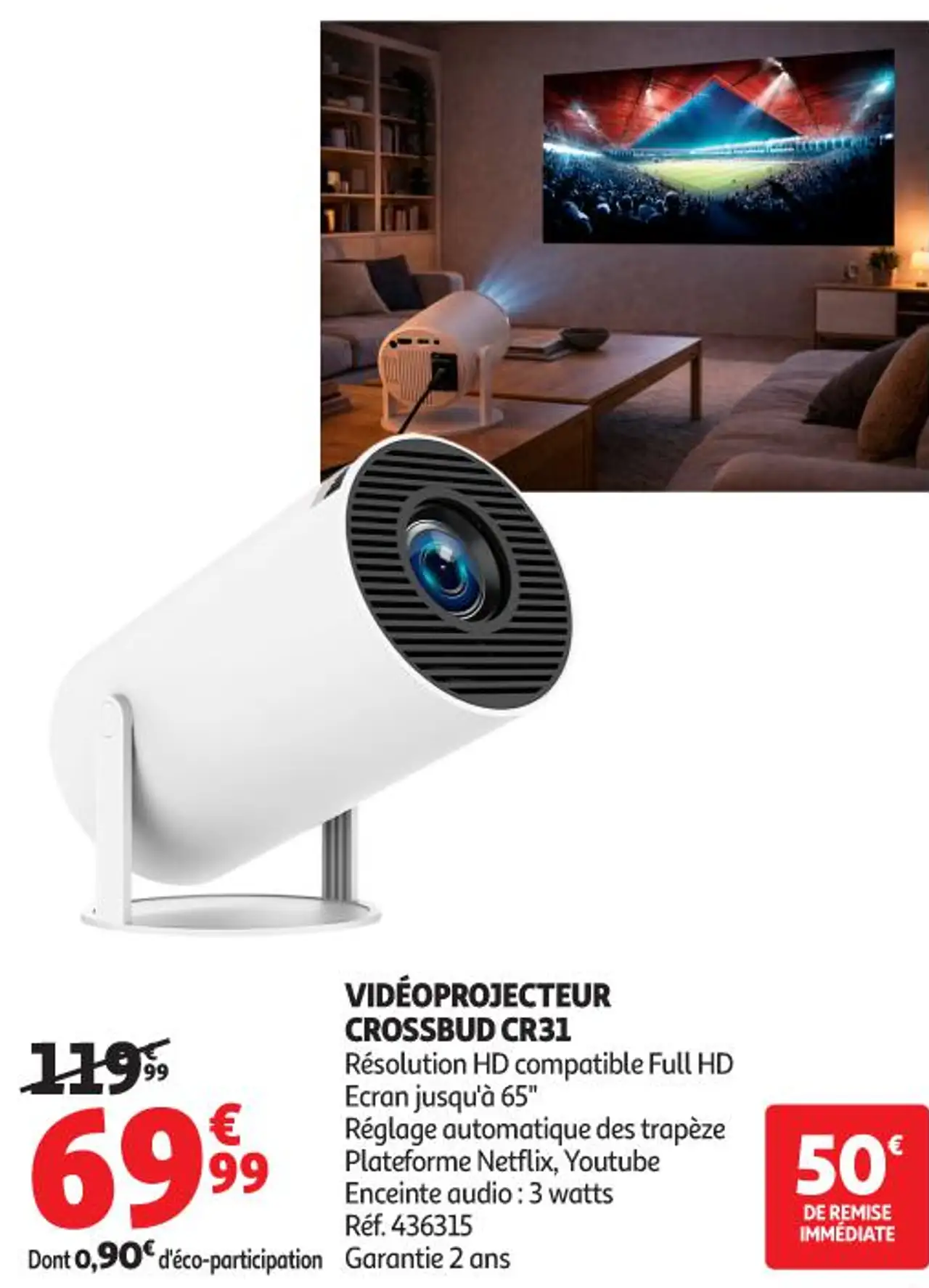 VIDÉOPROJECTEUR CROSSBUD CR31