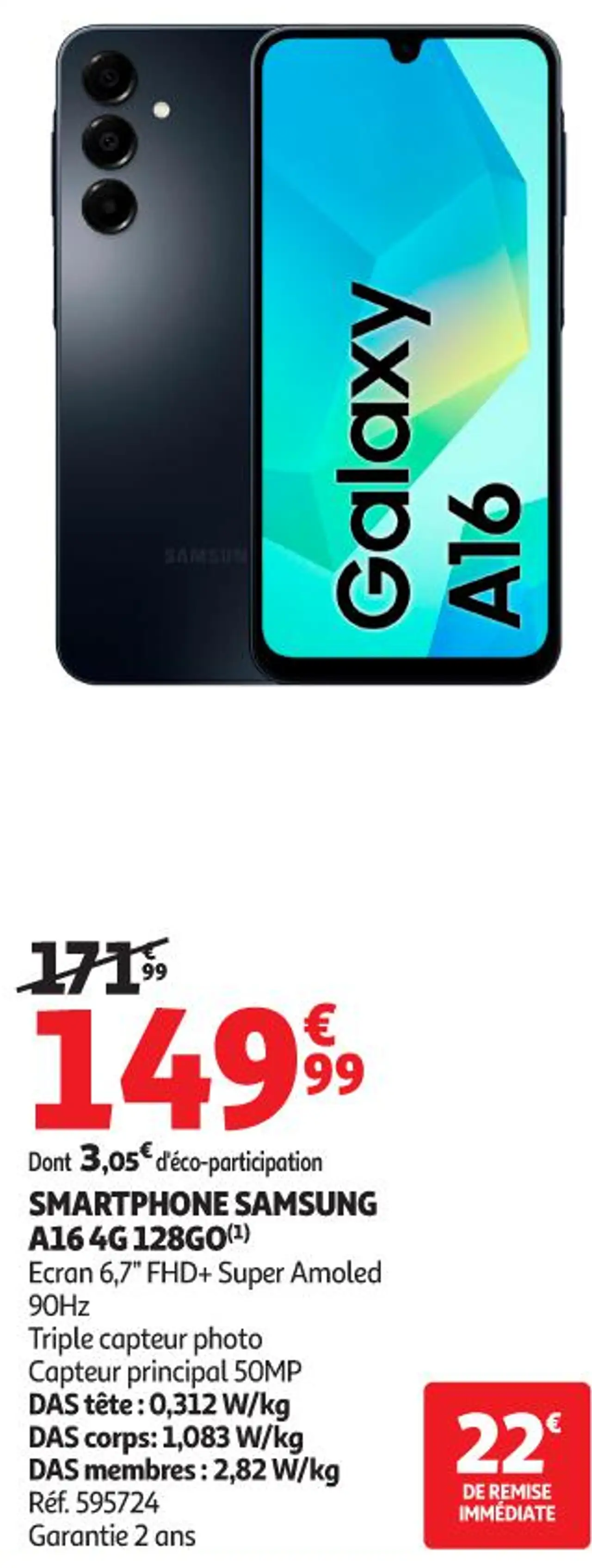 SMARTPHONE SAMSUNG A16 4G 128GO(1)