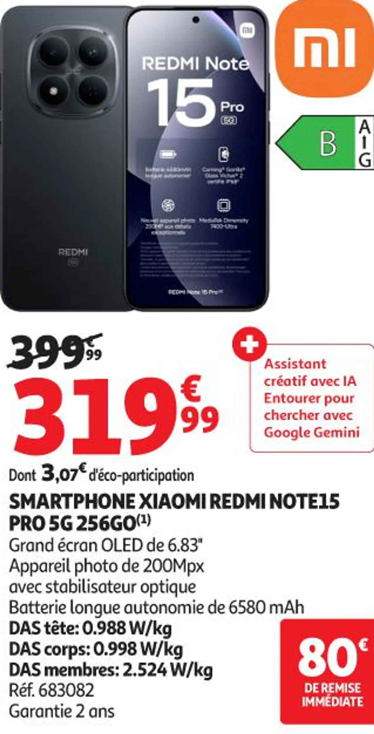 SMARTPHONE XIAOMI REDMI NOTE15 PRO 5G 256GO(1)