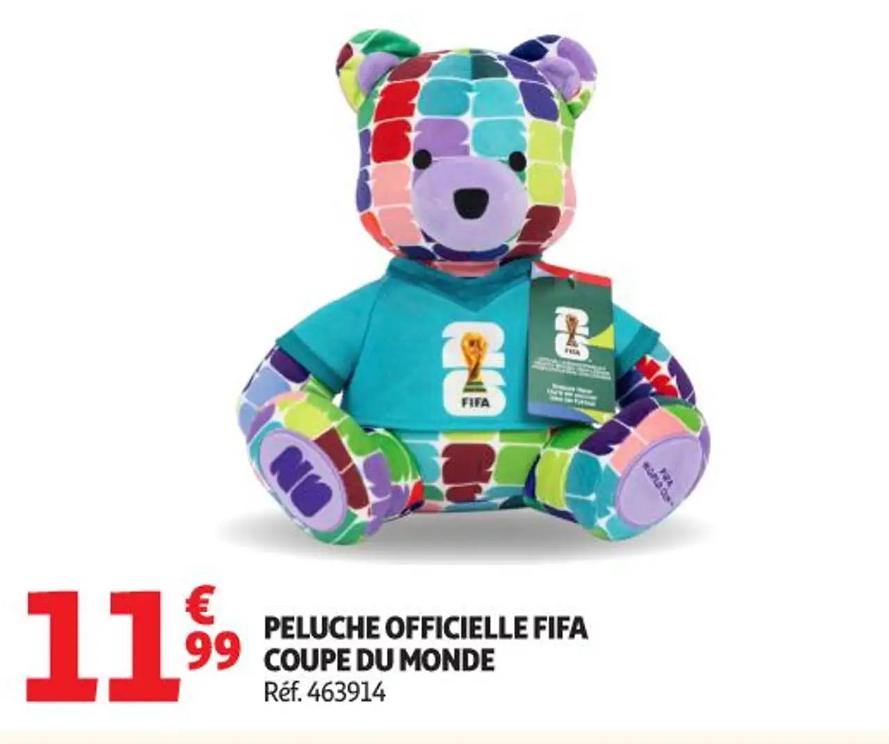 PELUCHE OFFICIELLE FIFA COUPE DU MONDE
