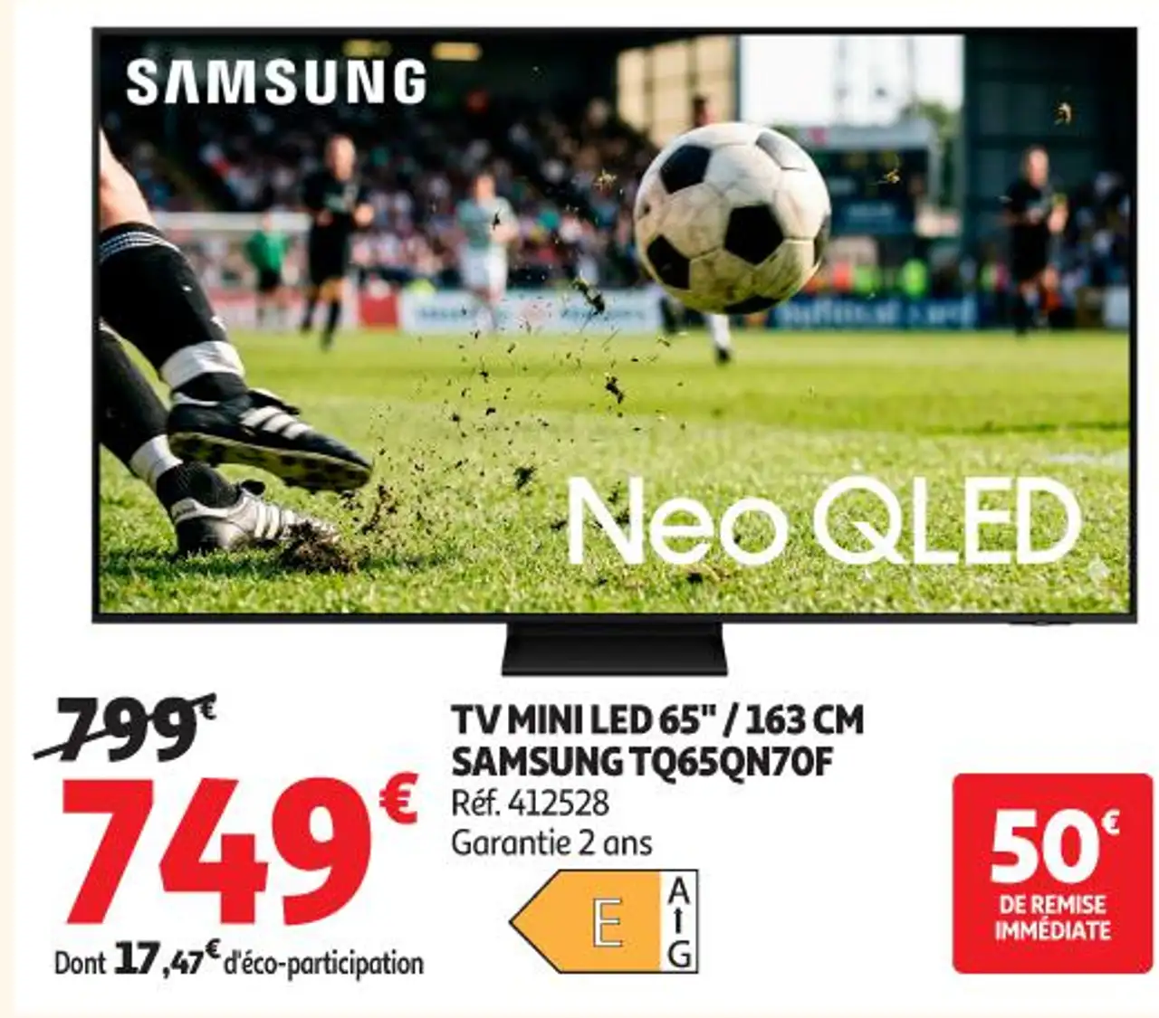 TV MINI LED 65" / 163 CM SAMSUNG TQ65QN70F