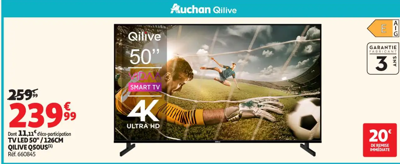 TV LED 50" / 126CM QILIVE Q5OUS(1)