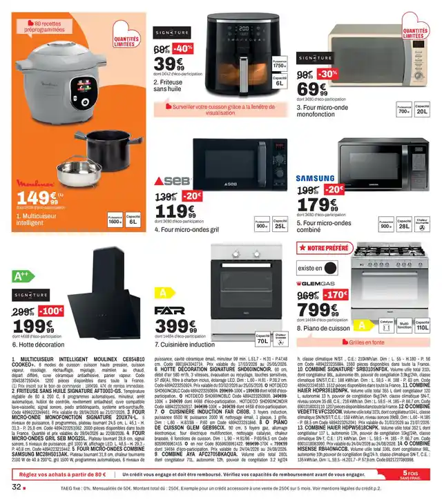 Multicuiseur intelligent Moulinex dans les offres actuelles