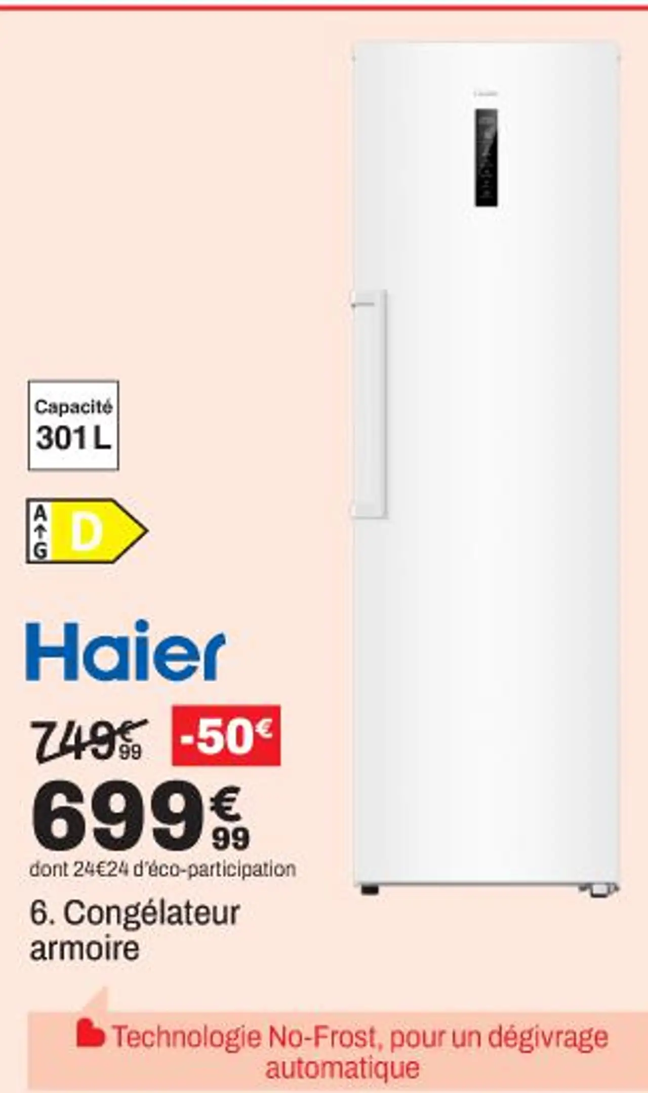 Haier Congélateur armoire
