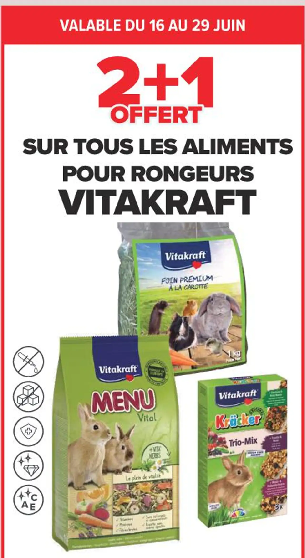 Aliments pour rongeurs Vitakraft