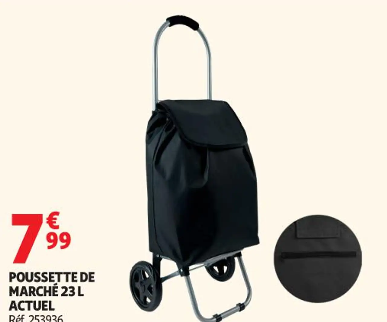 POUSSETTE DE MARCHÉ 23 L ACTUEL