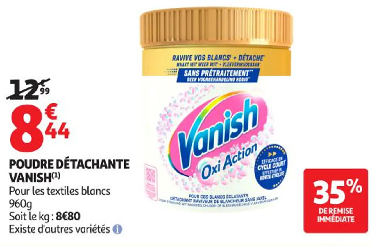 Poudre Détachante Vanish Oxi Action