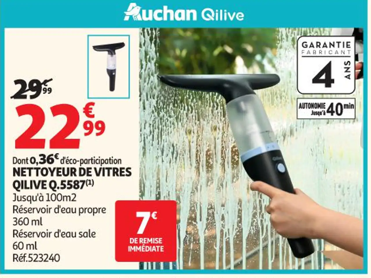 NETTOYEUR DE VITRES QILIVE Q.5587