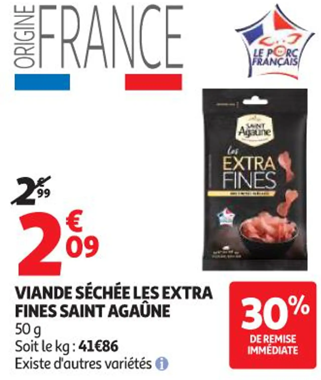 Viande séchée les extra fines Saint Agaûne