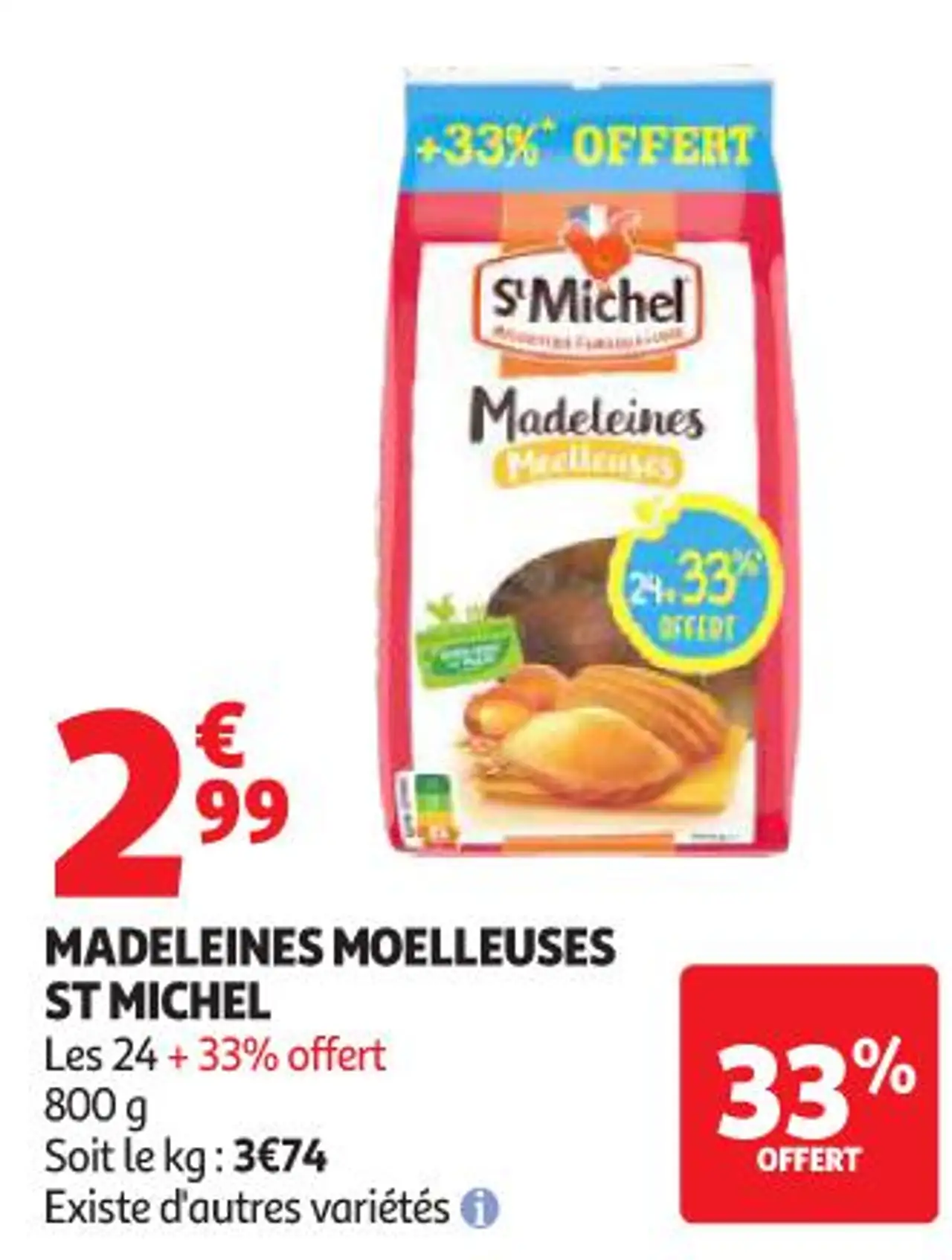 MADELEINES MOELLEUSES ST MICHEL