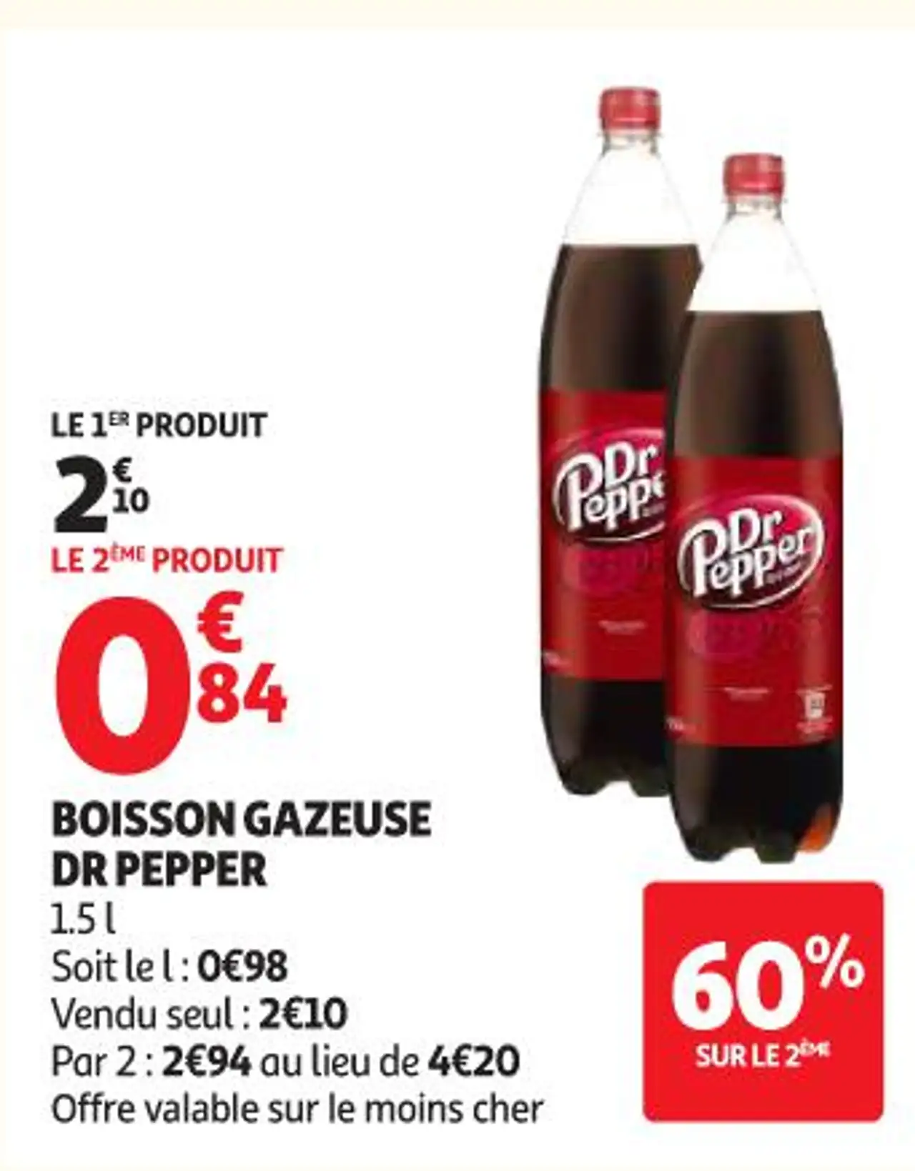 BOISSON GAZEUSE DR PEPPER