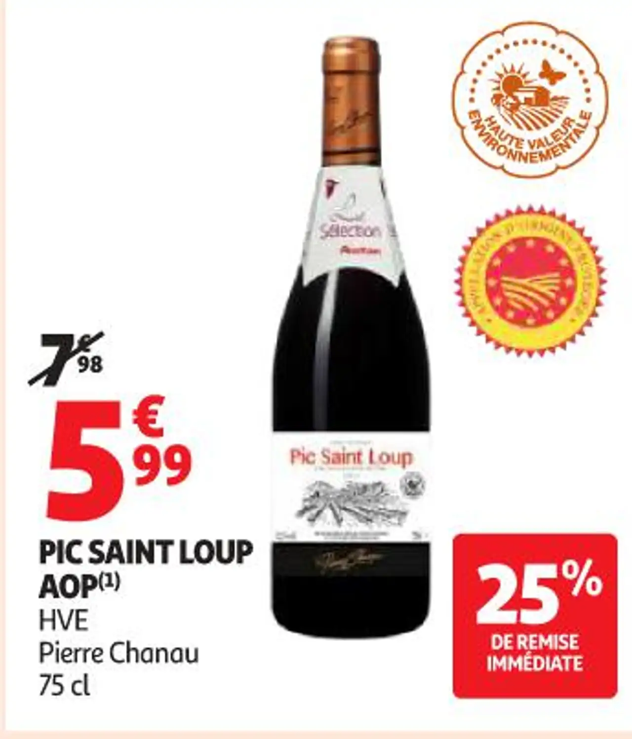Pic Saint Loup AOP HVE Pierre Chanau