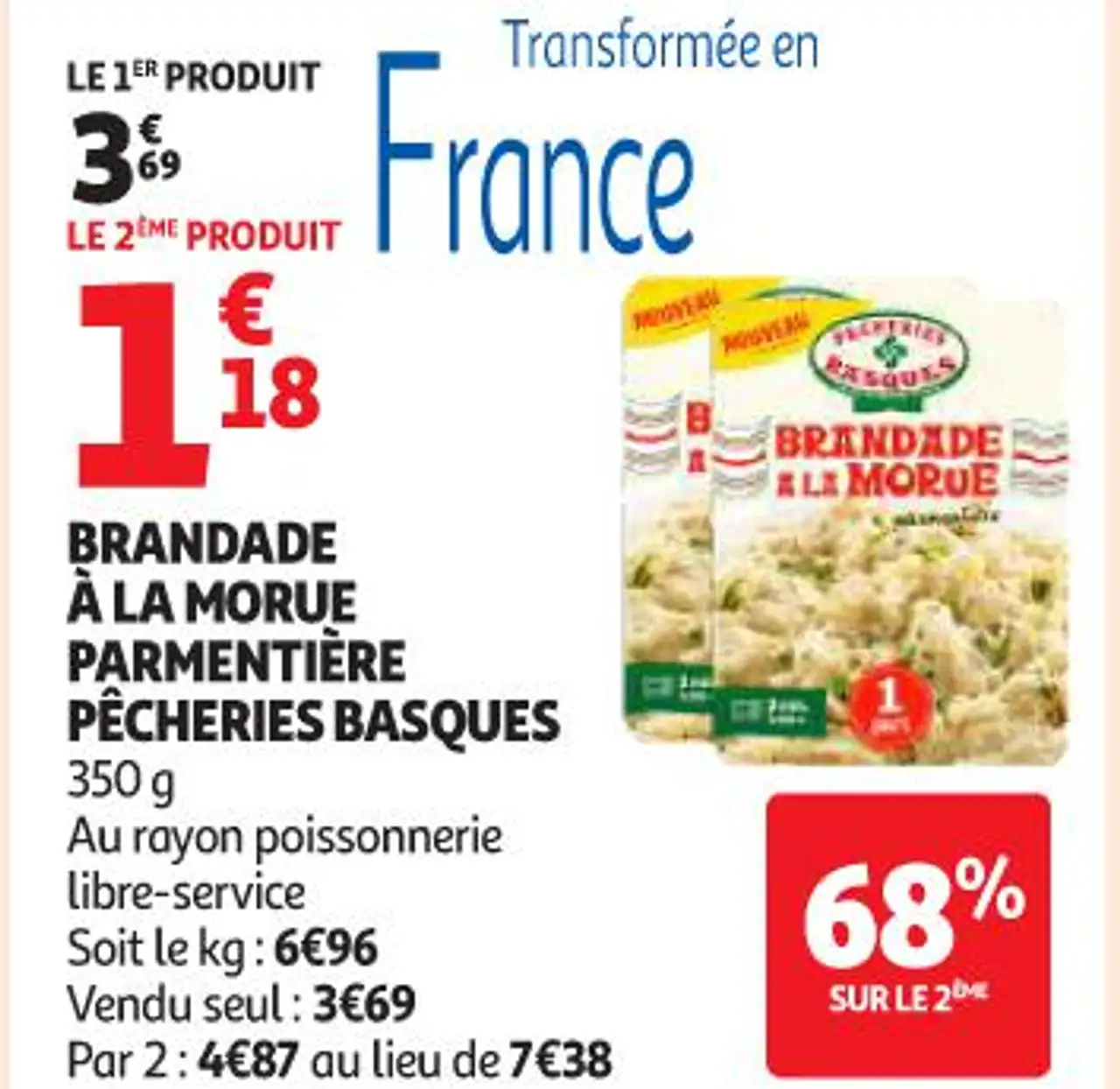 Brandade à la morue parmentière Pêcheries Basques