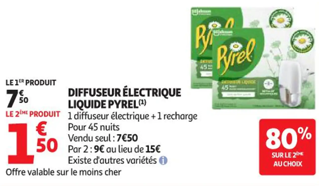 Diffuseur électrique liquide Pyrel
