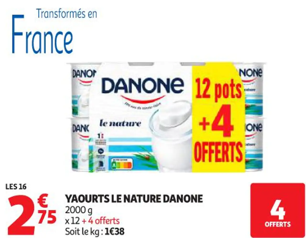 Danone Yaourts Le Nature