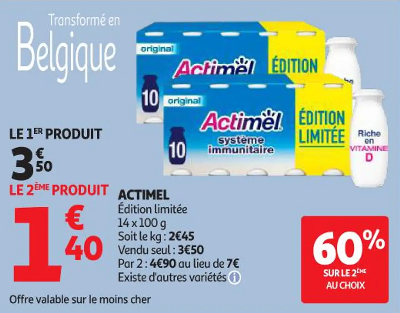 Actimel Édition limitée