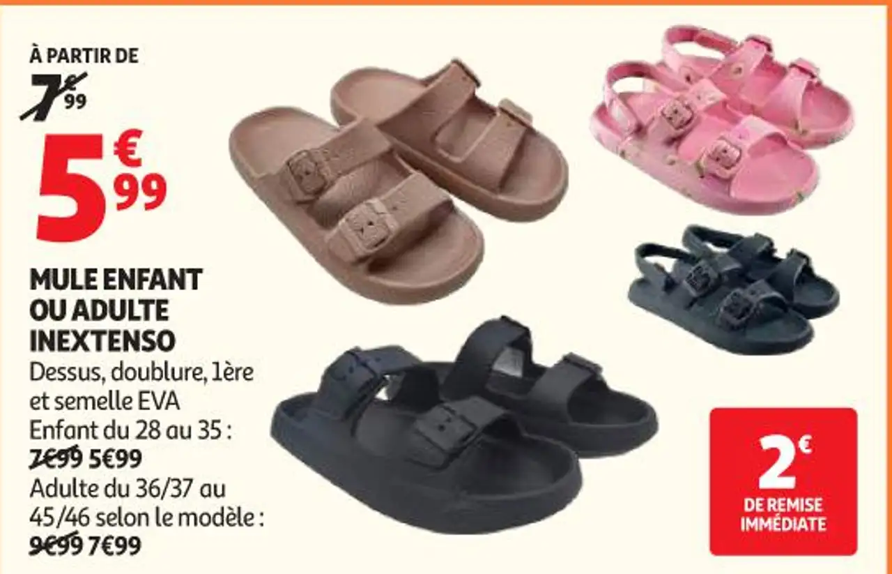 MULE ENFANT OU ADULTE INEXTENSO