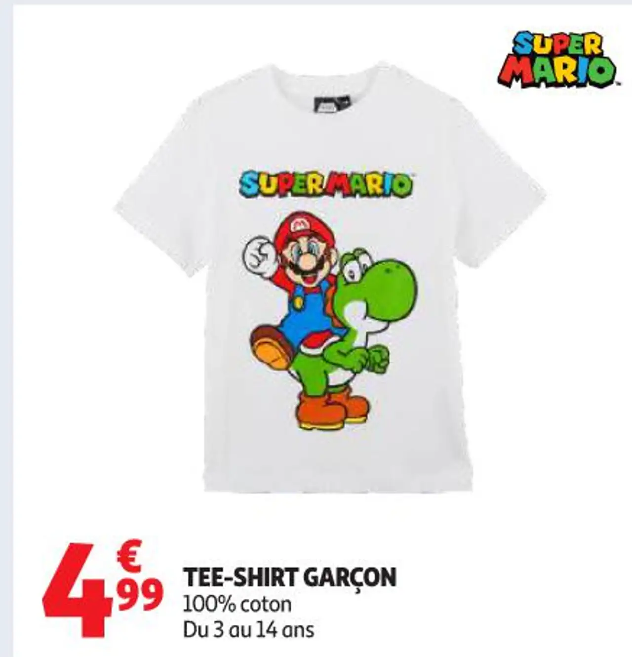 Super Mario Tee-shirt garçon