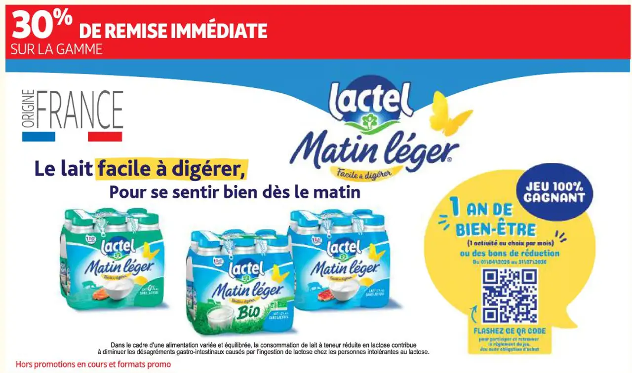 Lactel Matin Léger