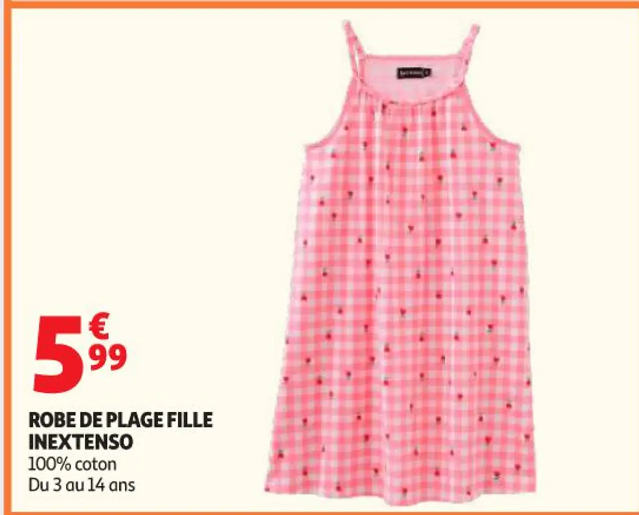 ROBE DE PLAGE FILLE INEXTENSO