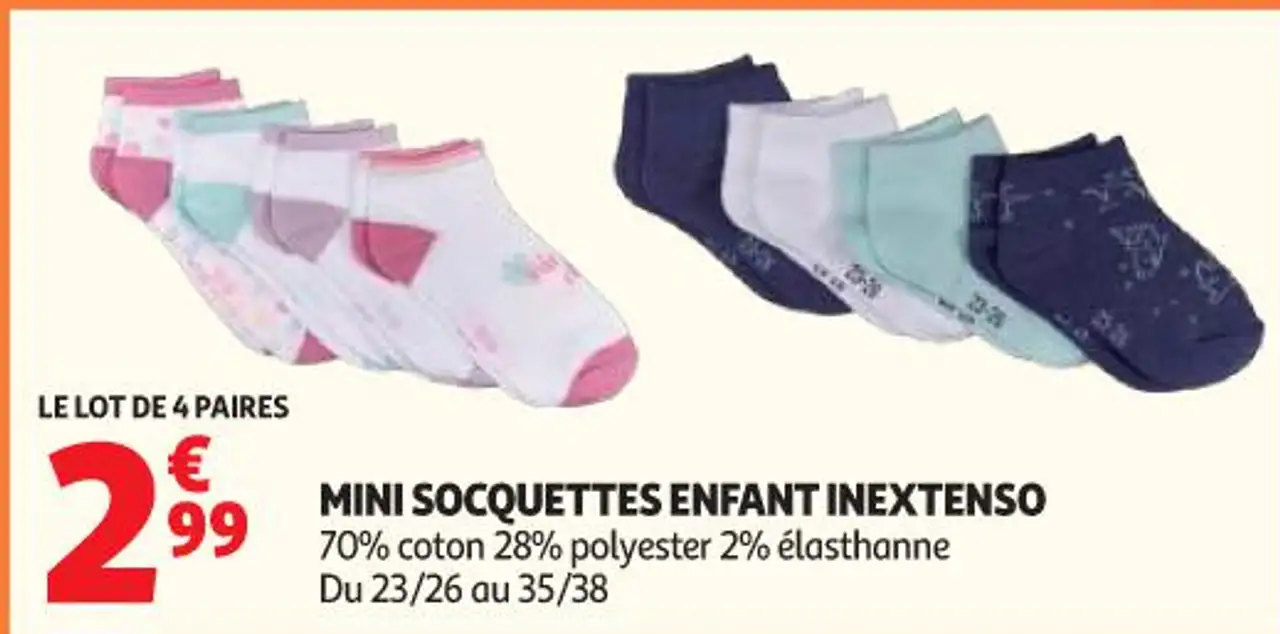 MINI SOCQUETTES ENFANT INEXTENSO