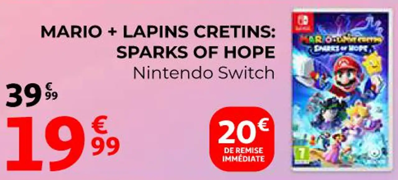 MARIO + LAPINS CRETINS: SPARKS OF HOPE Nintendo Switch
