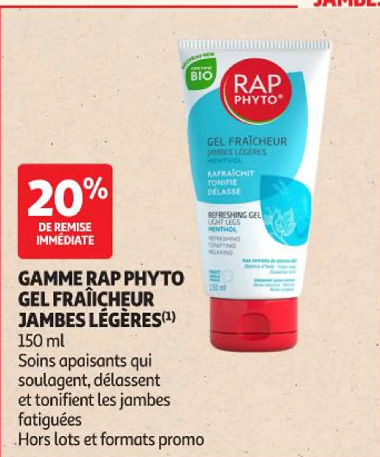 Rap Phyto Gel Fraîcheur Jambes Légères