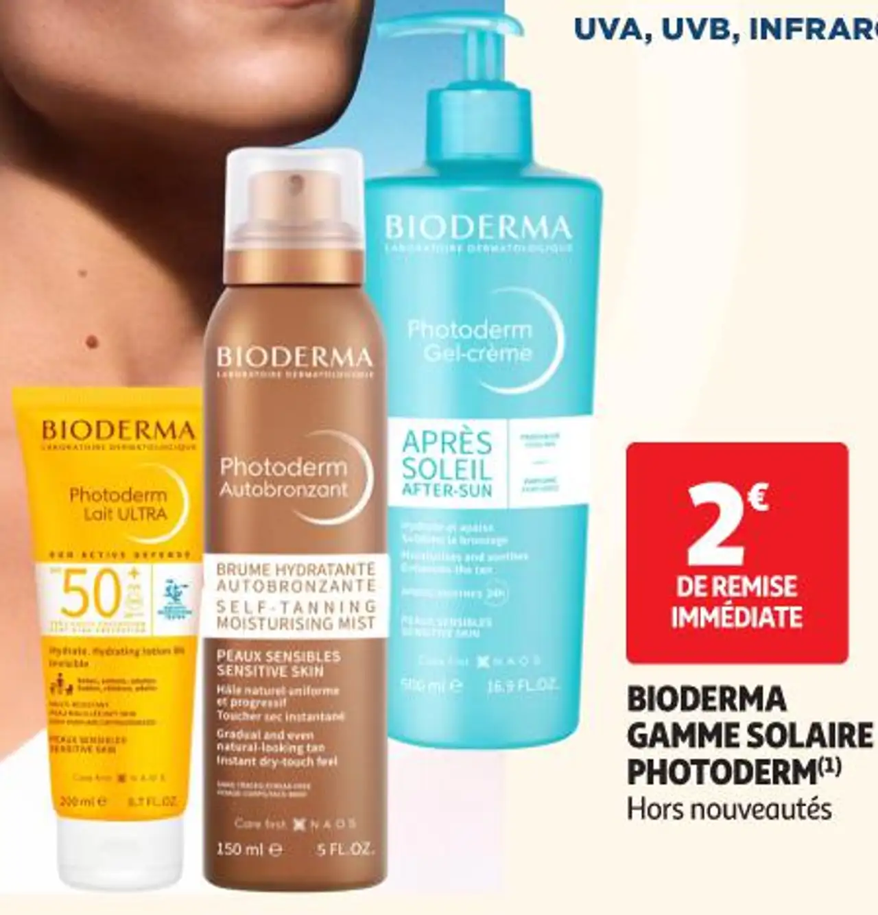 Bioderma Gamme Solaire Photoderm (Hors nouveautés)