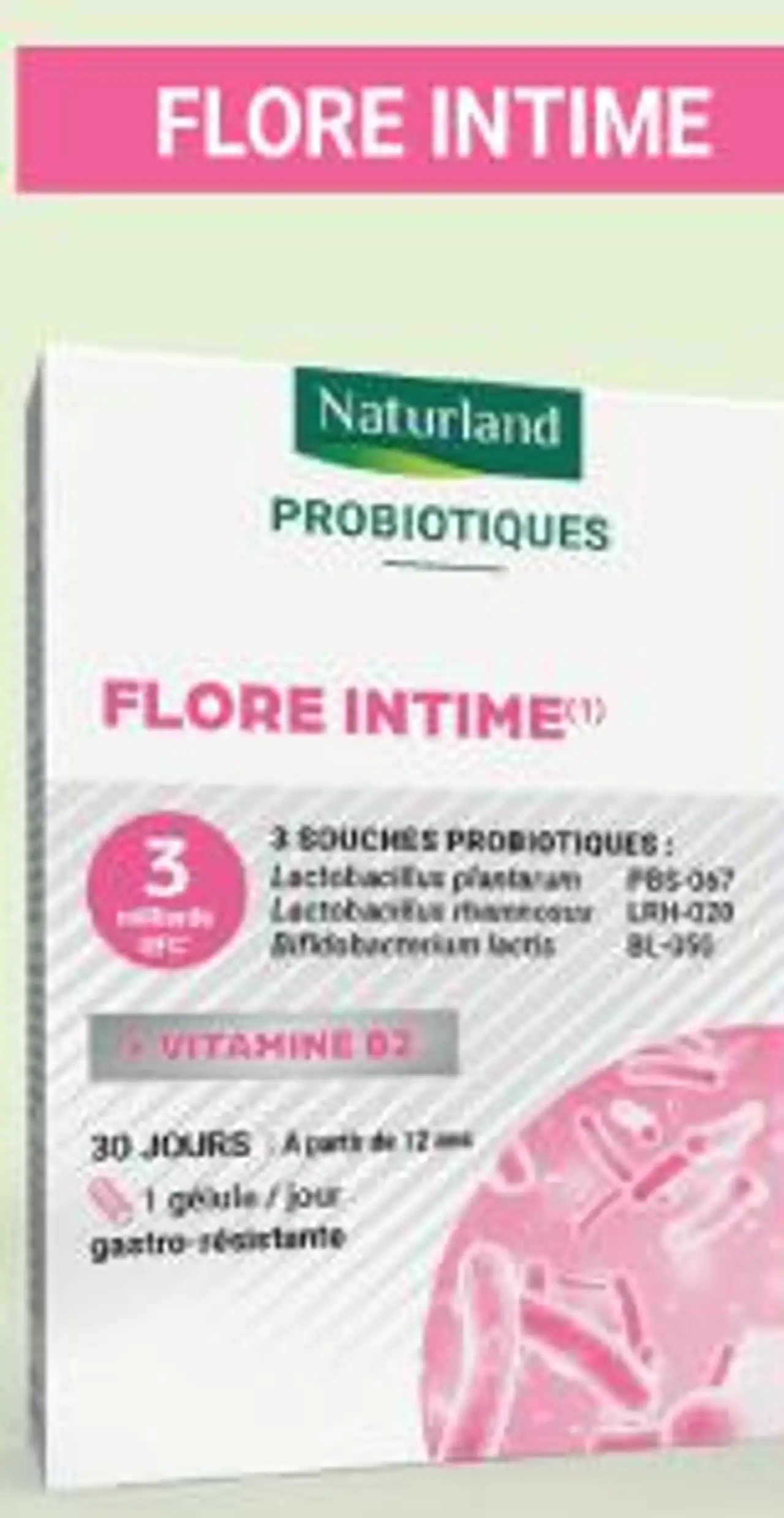 Naturland Probiotiques Flore Intime 30 Jours