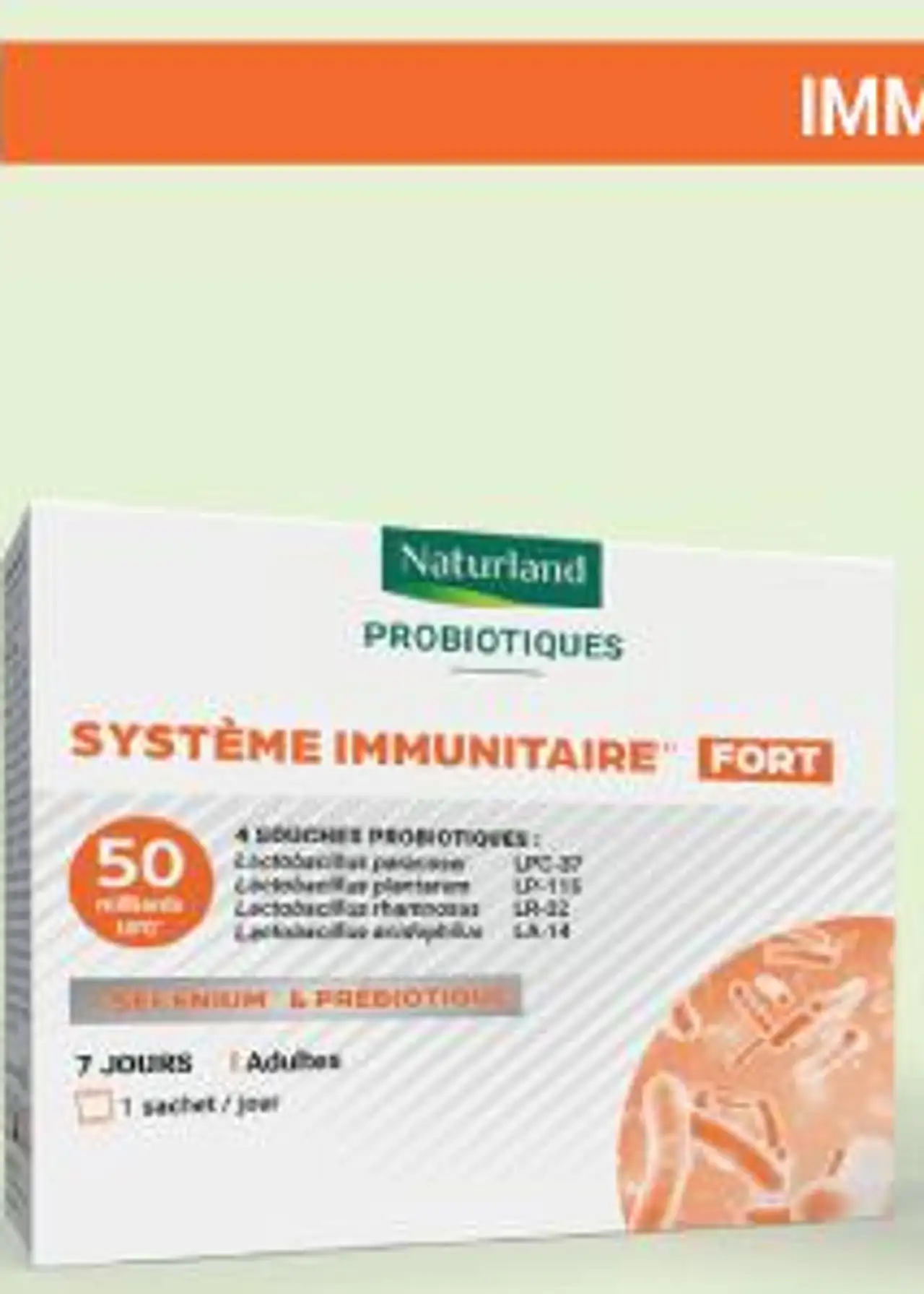 Naturland Probiotiques Système Immunitaire Fort 7 Jours