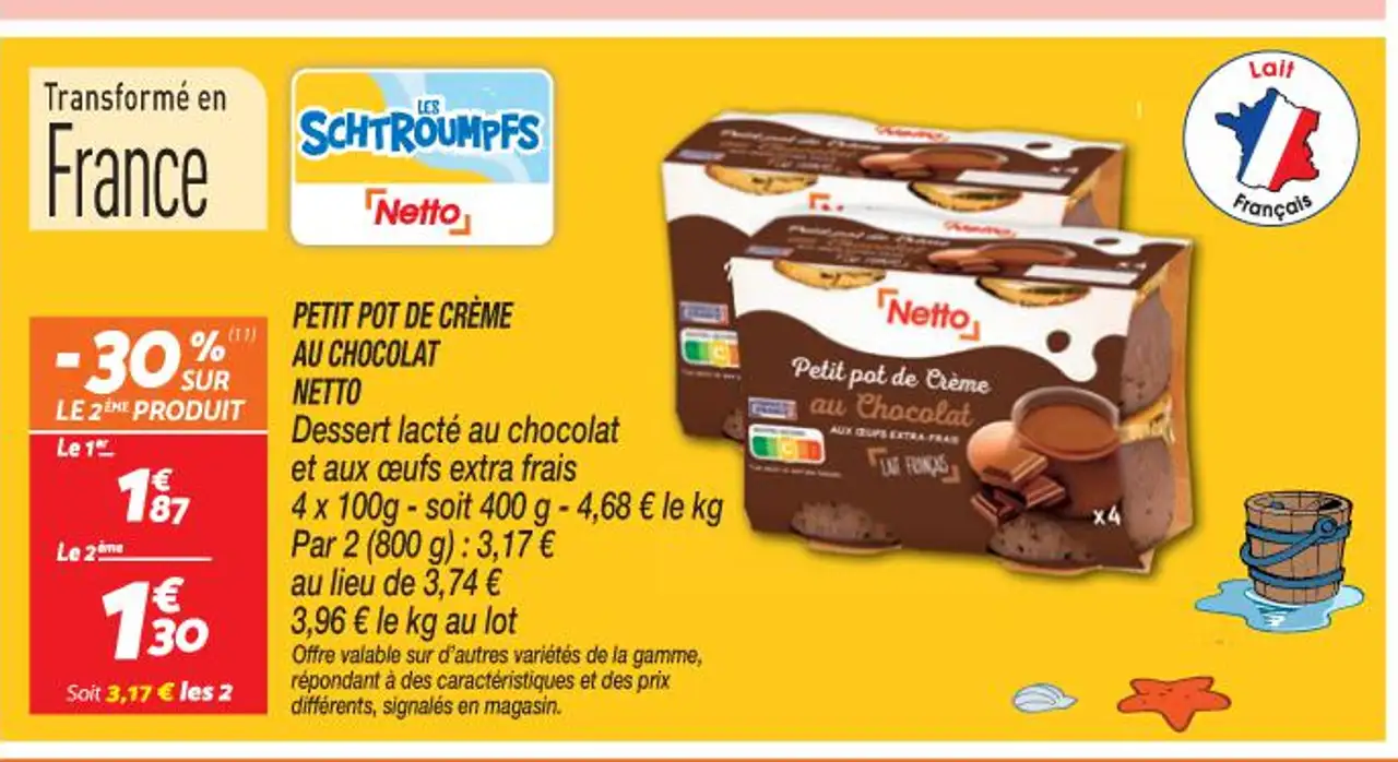 Petit Pot de Crème au Chocolat Netto