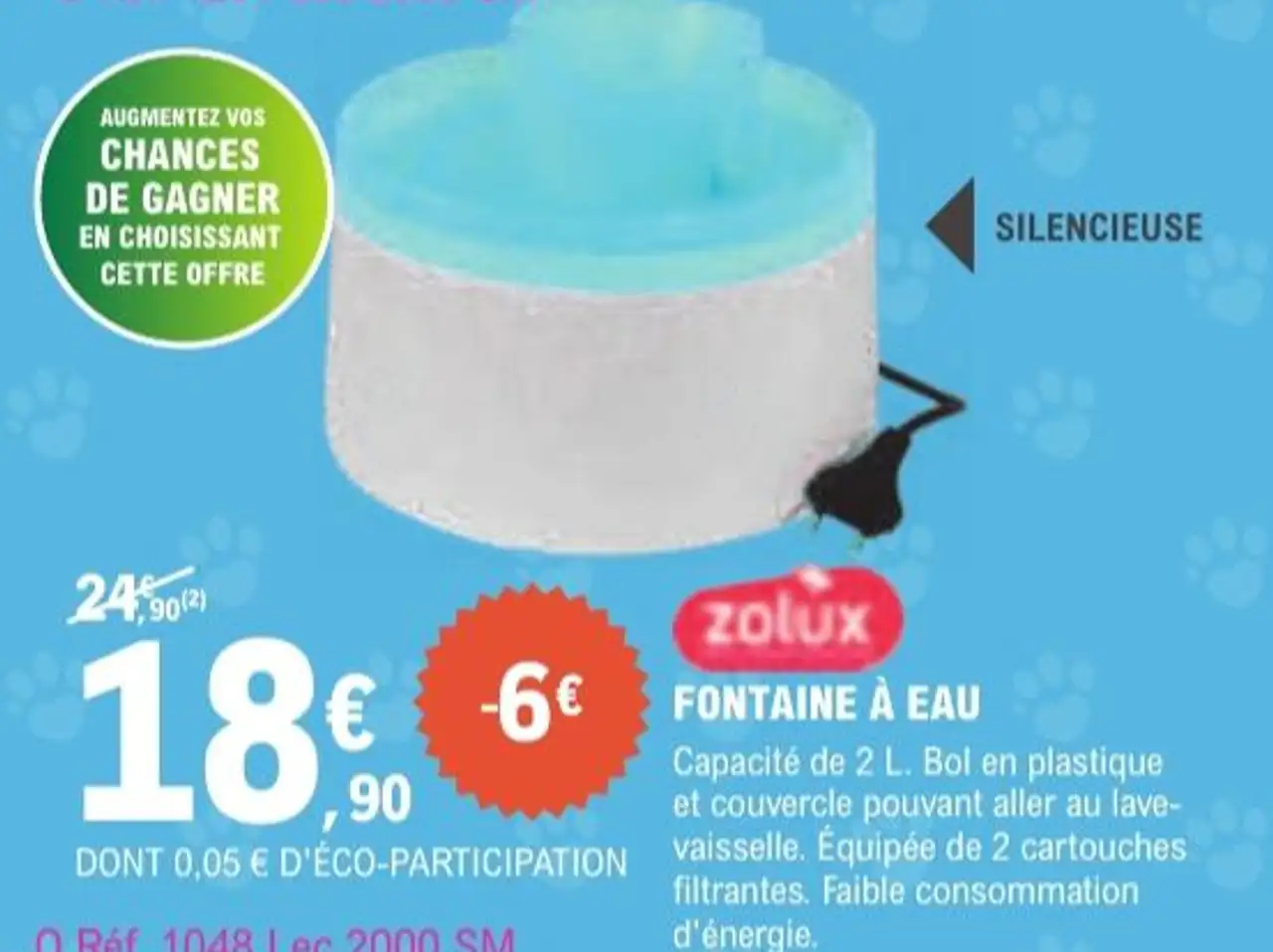zolux FONTAINE À EAU