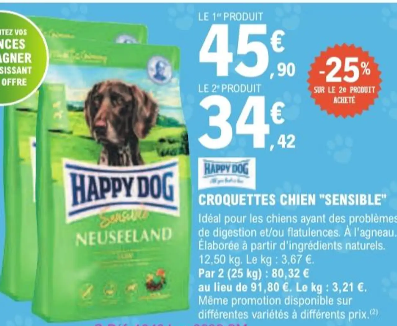 Happy Dog Croquettes Chien "Sensible"