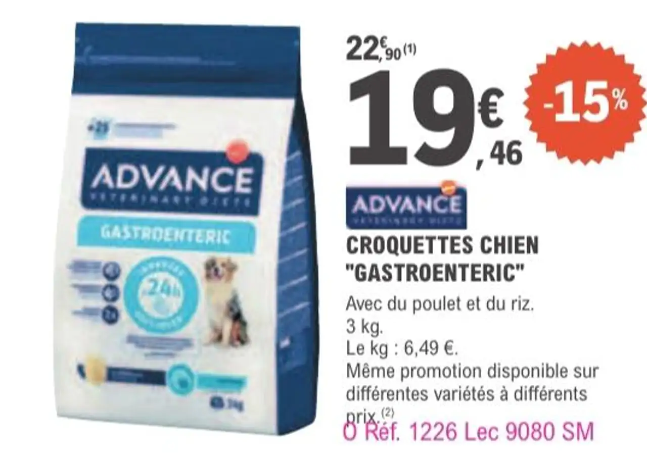 Advance Croquettes Chien "Gastroenteric"