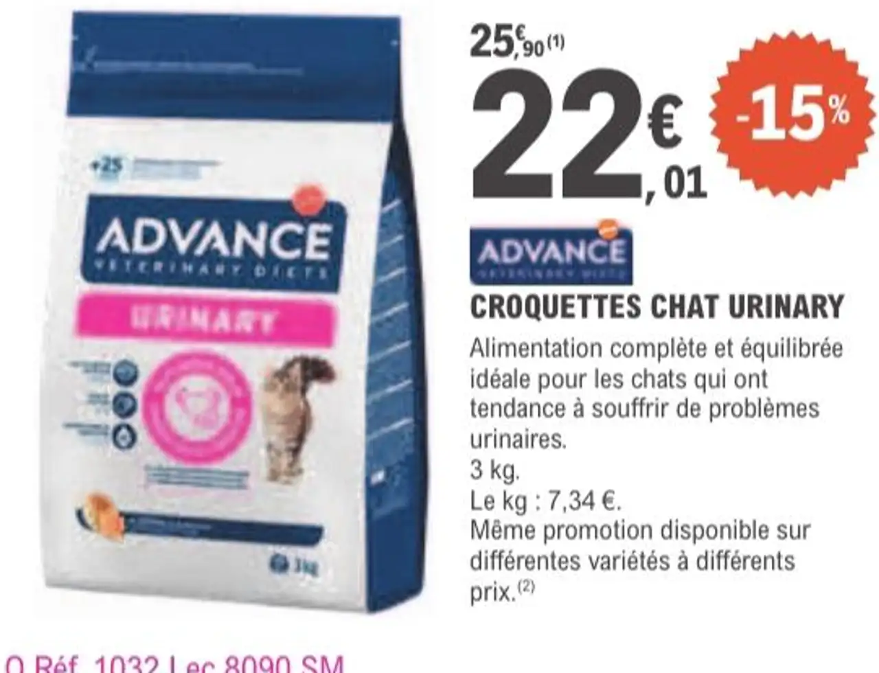 Advance Croquettes Chat Urinary