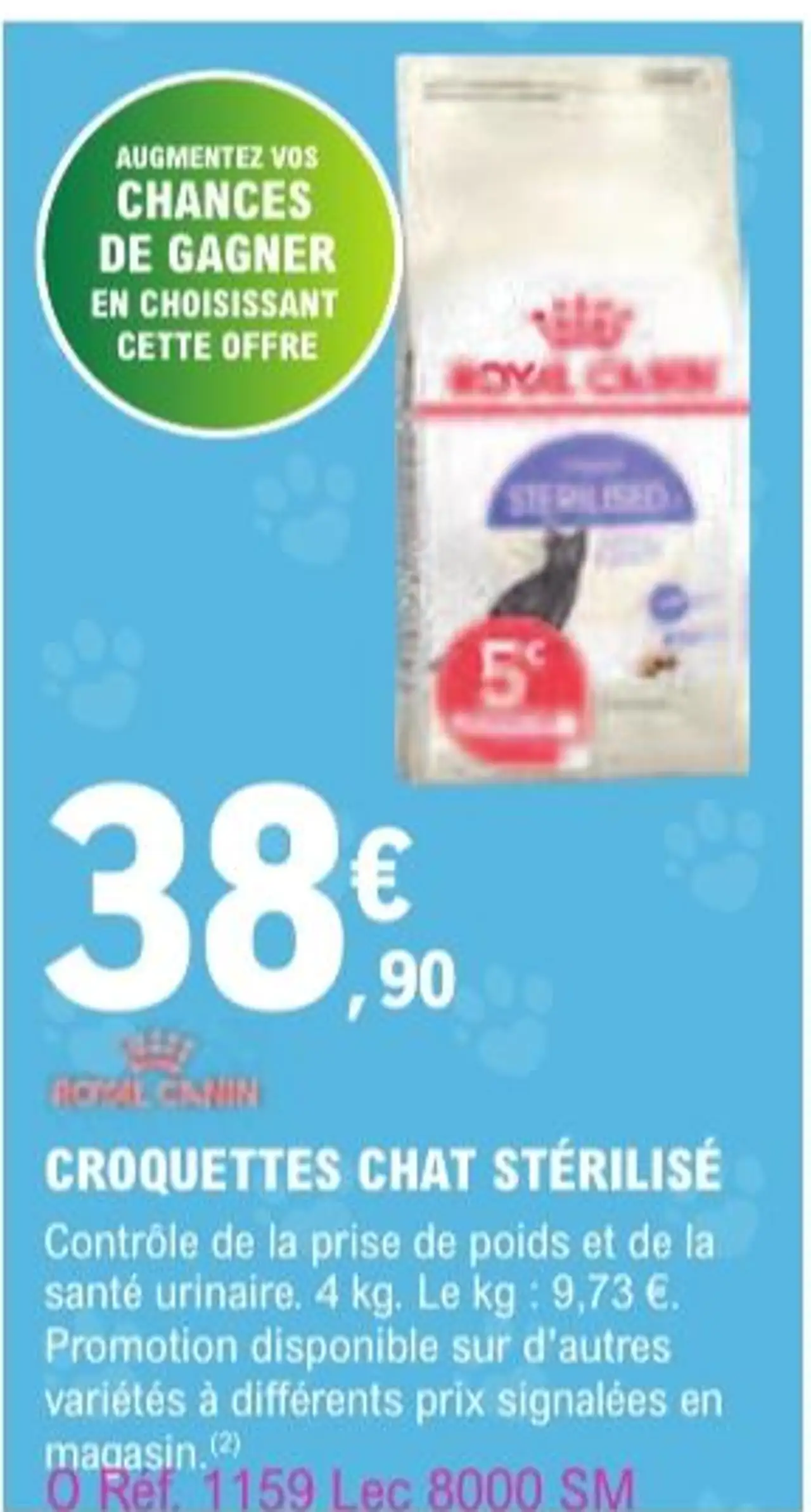 ROYAL CANIN CROQUETTES CHAT STÉRILISÉ