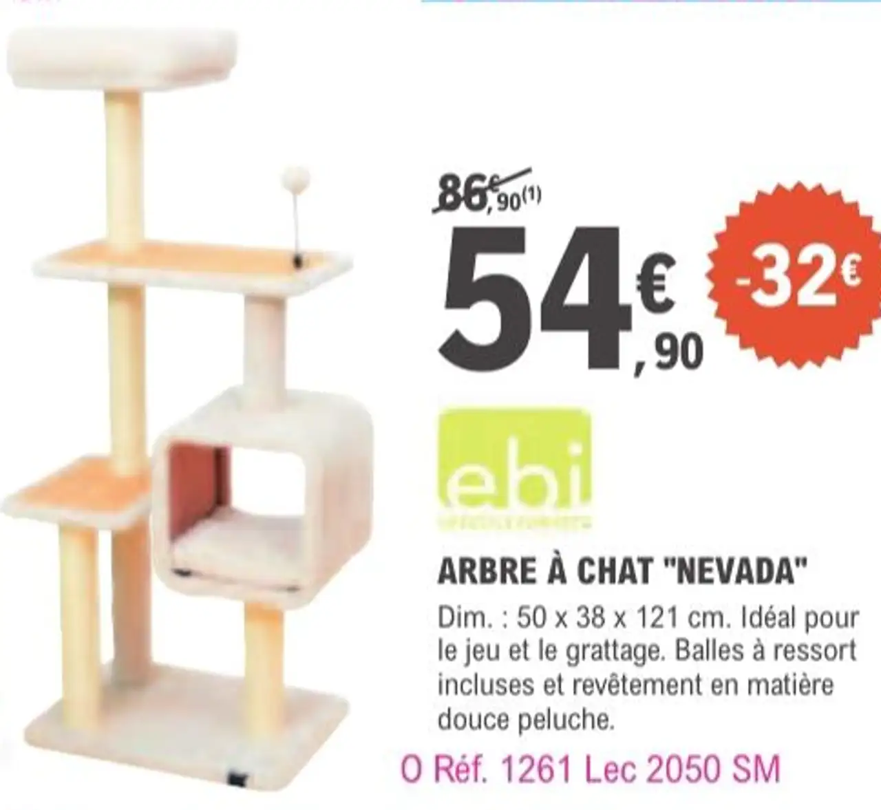 EBI ARBRE À CHAT "NEVADA"