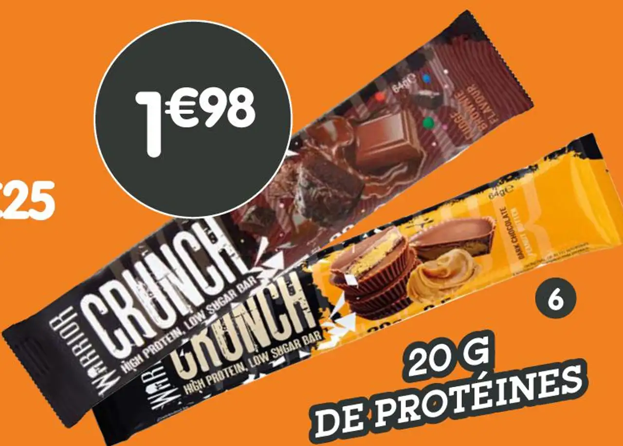 WARRIOR Crunch barre protéinée