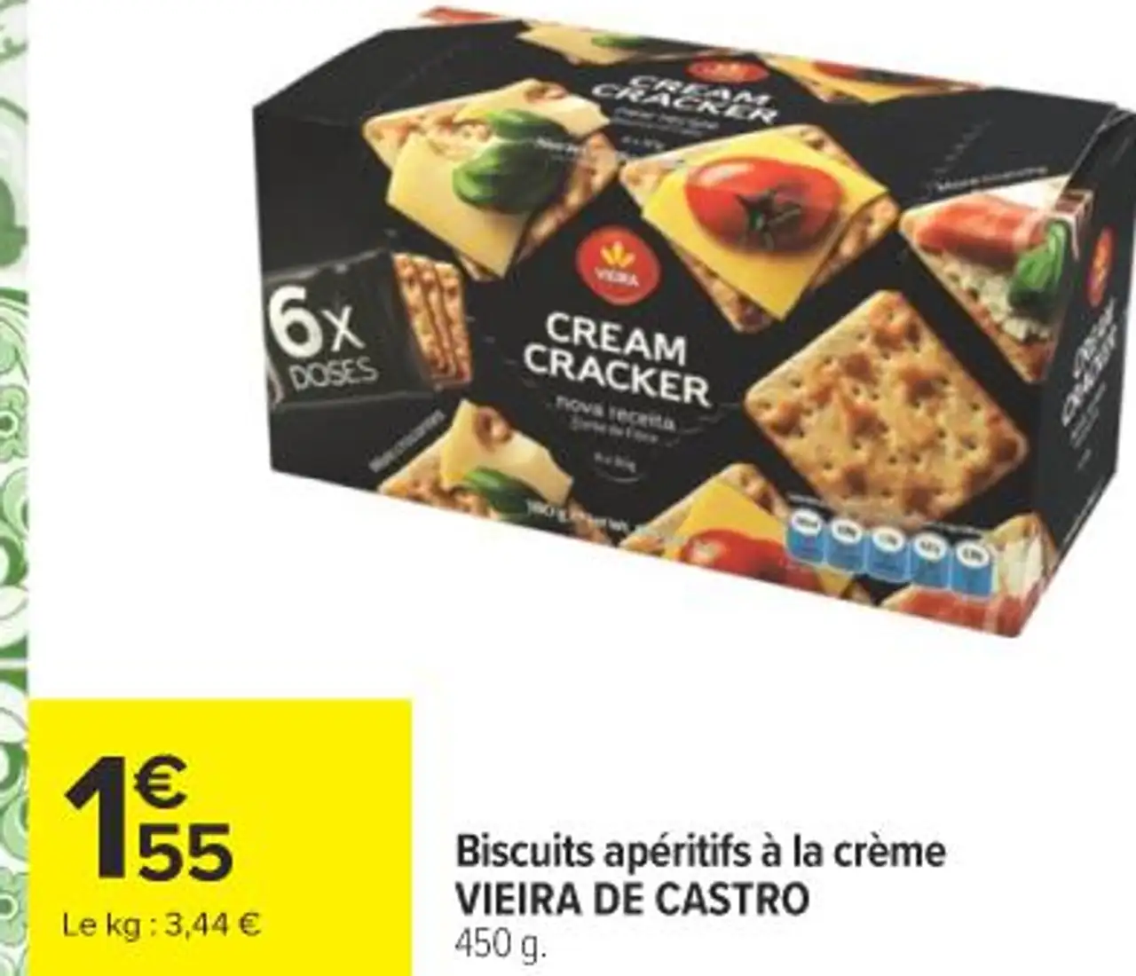 Biscuits apéritifs à la crème VIEIRA DE CASTRO