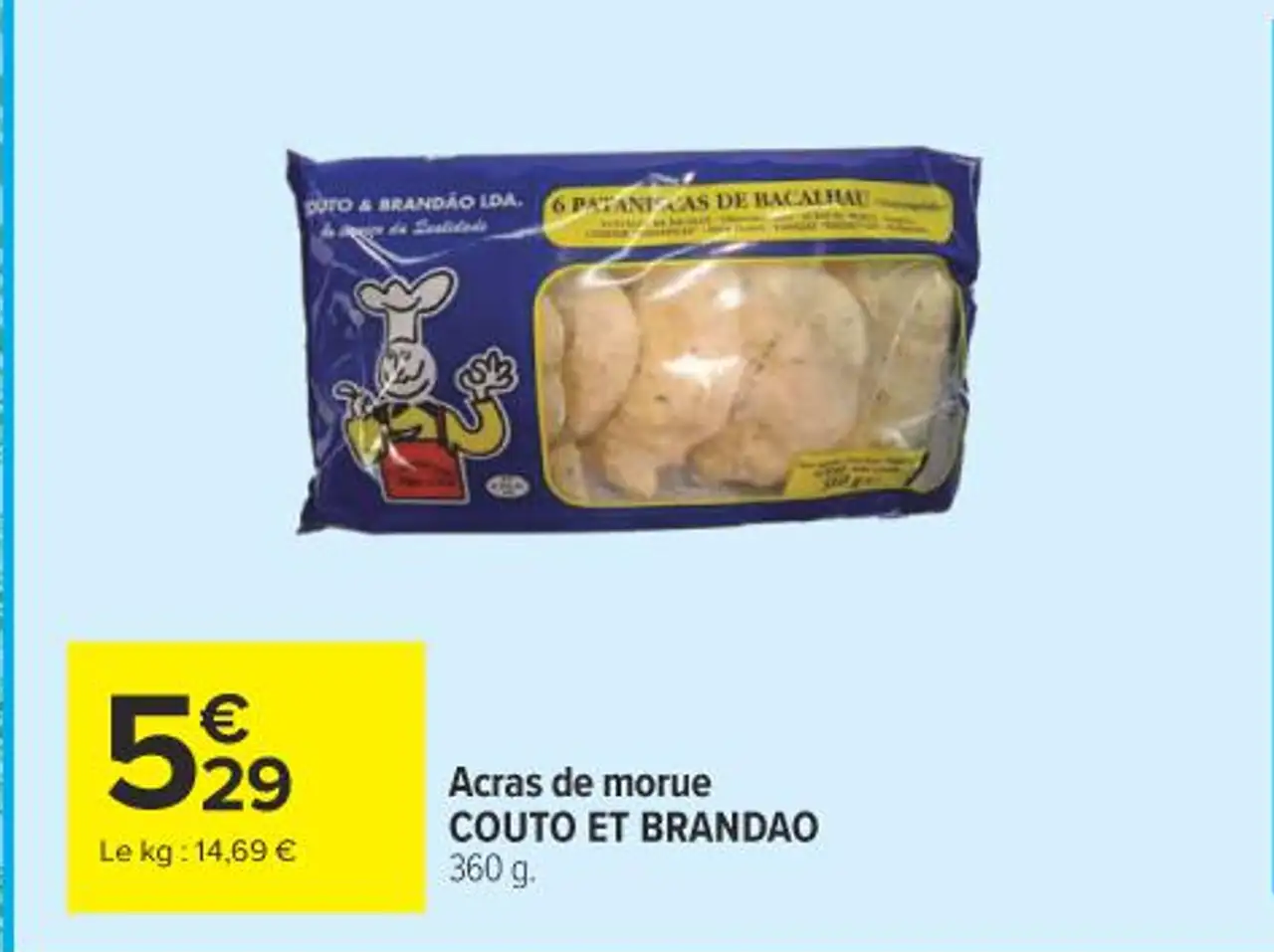 Acras de morue COUTO ET BRANDAO 360 g