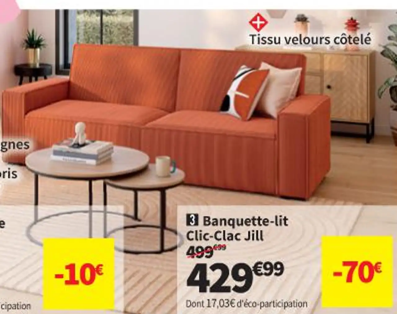 Banquette-lit Clic-Clac Jill