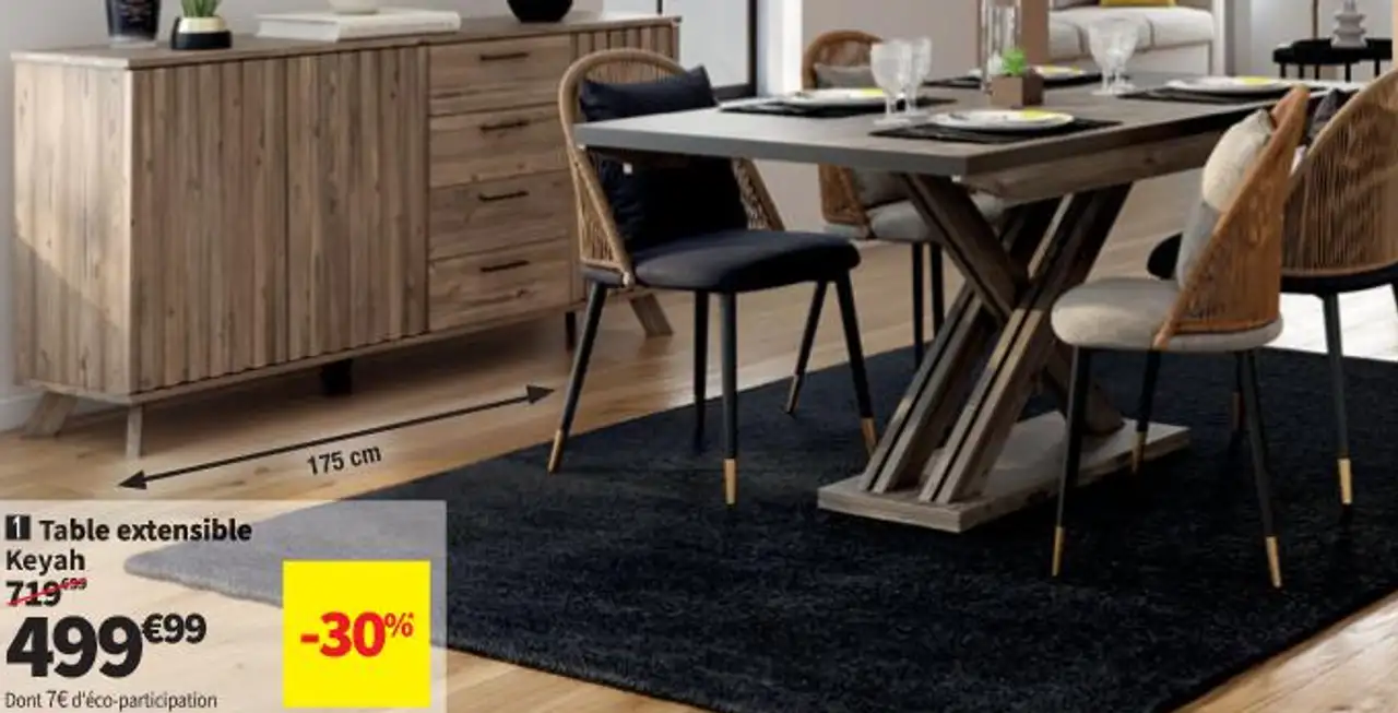 Table extensible Keyah