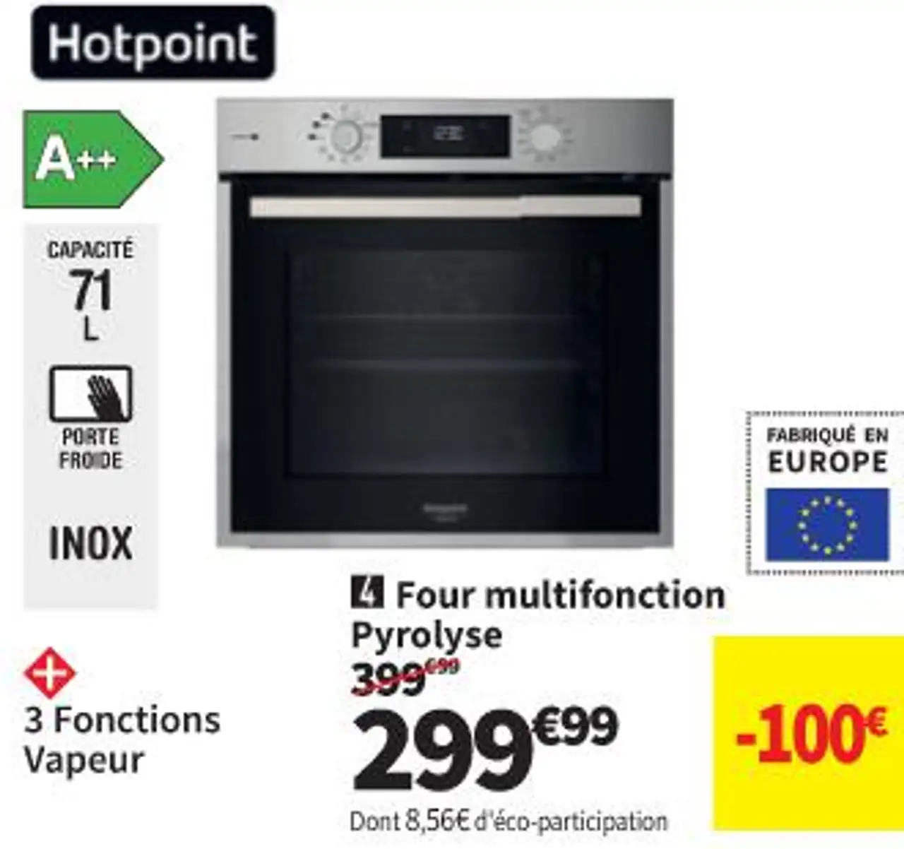 Hotpoint Four multifonction pyrolyse