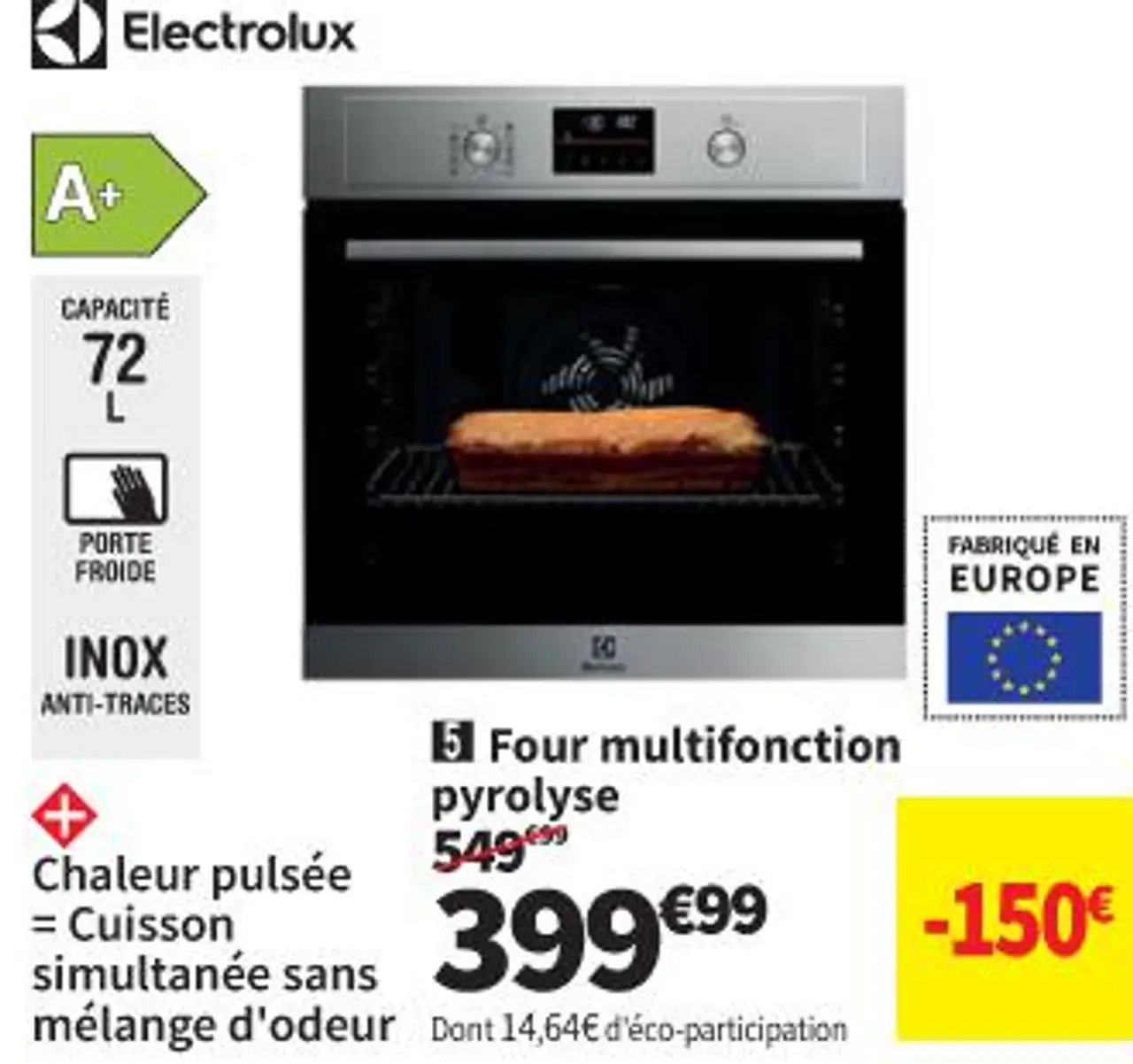 Electrolux Four multifonction pyrolyse