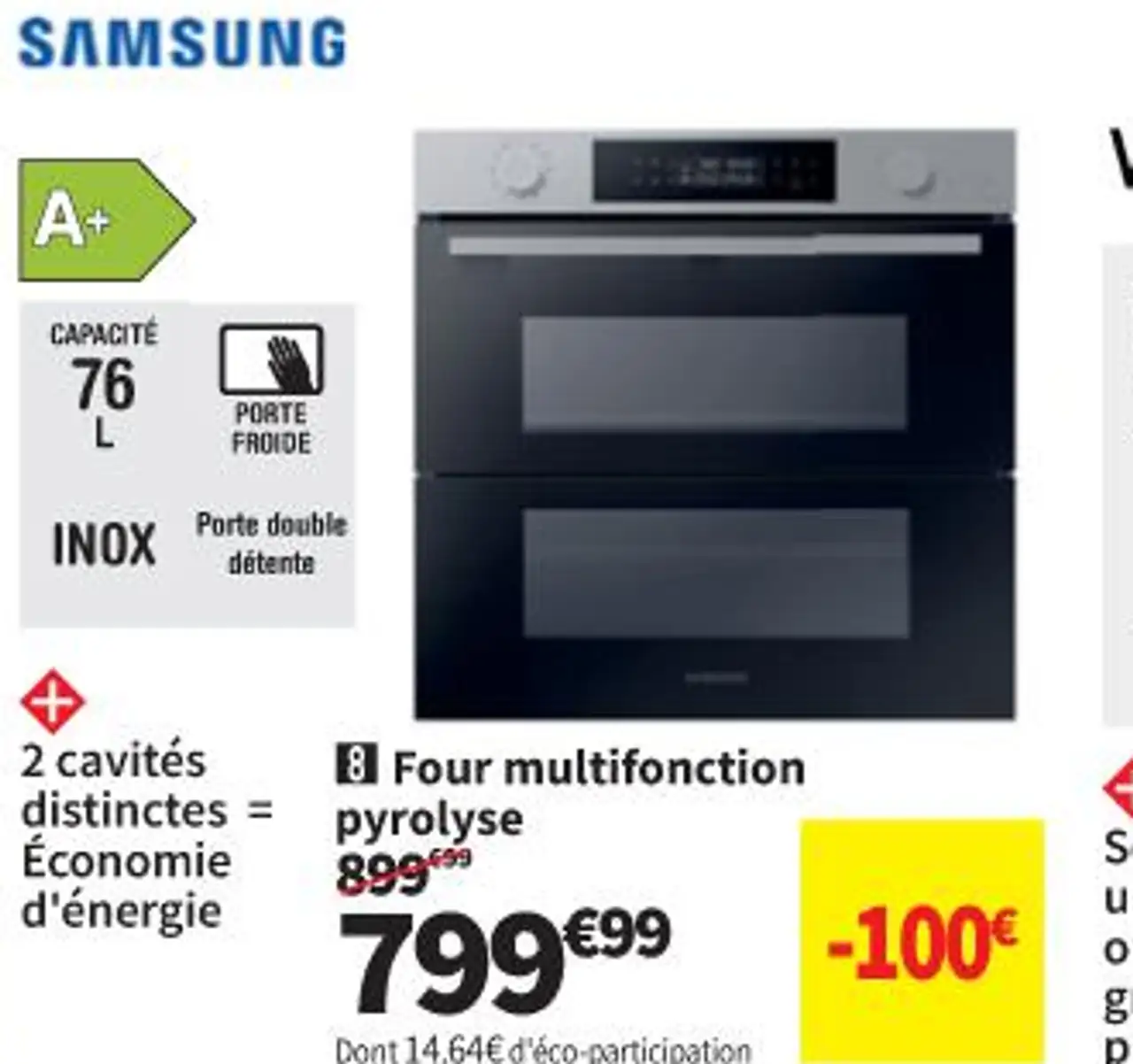 Samsung Four multifonction pyrolyse