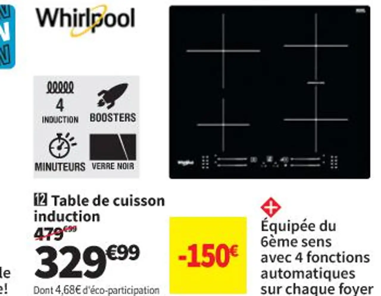 Whirlpool WB S2560 NE Table de cuisson induction
