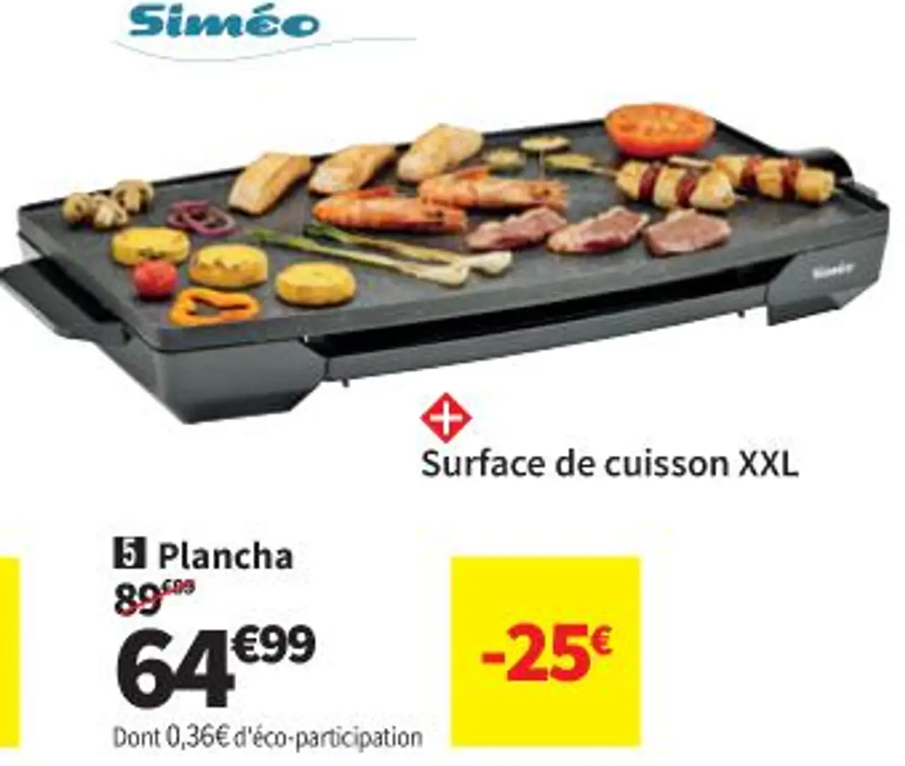 Plancha électrique Simeó CV502
