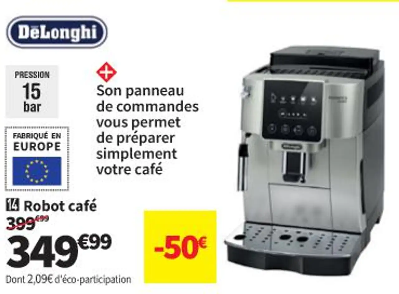 DeLonghi 14 Robot café